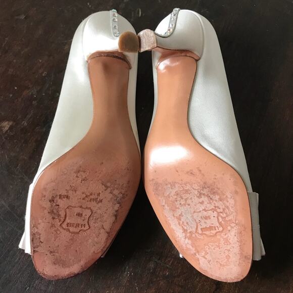 Stuart Weitzman jeweled kitten heels - Picture 4 of 7